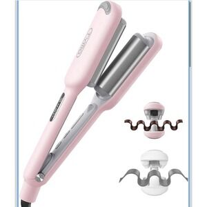 12N32/ Curling Iron Hair Crimper Waver - TYMO ROVY Beach Waves Curling Wand